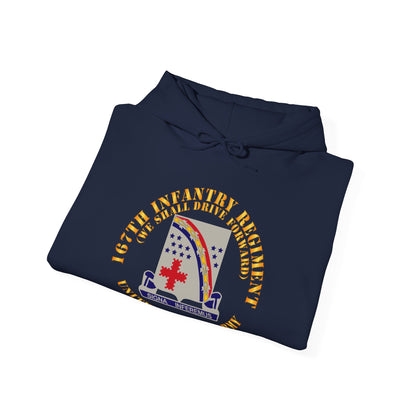 Unisex Heavy Blend™ Hooded Sweatshirt - Army -167th Infantry Regiment - We shall Drive Forward - DUI  X 300