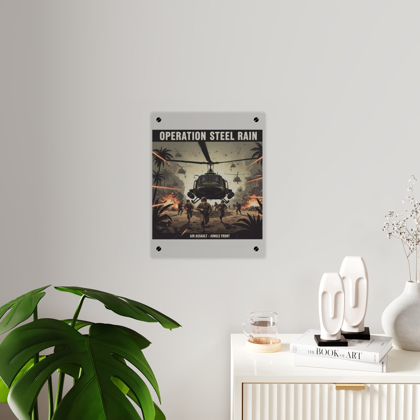 Acrylic Wall Art Panel - Air Assault - Vietnam - Operation Steel Rain