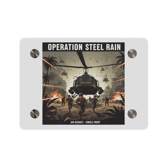 Acrylic Wall Art Panel - Air Assault - Vietnam - Operation Steel Rain