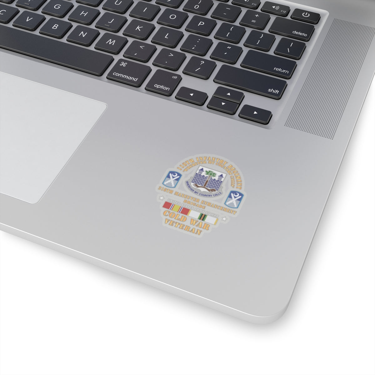Kiss-Cut Stickers - Army -  118th Infantry Regiment - 218th Manuver Enhancment Bde (MEB) w COLD SVC