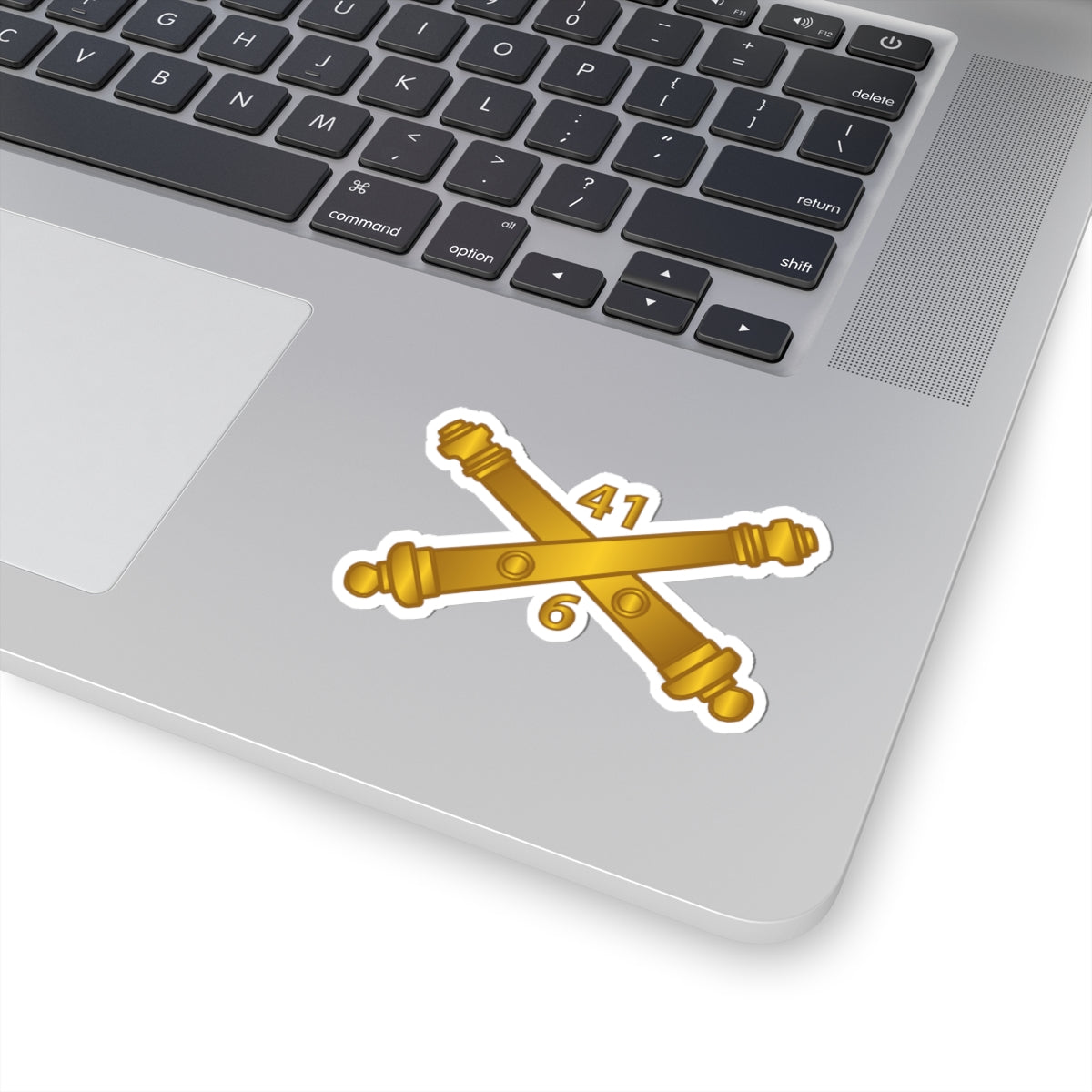 Kiss-Cut Stickers - Army - 6th Bn 41st Artillery  w Branch X 300