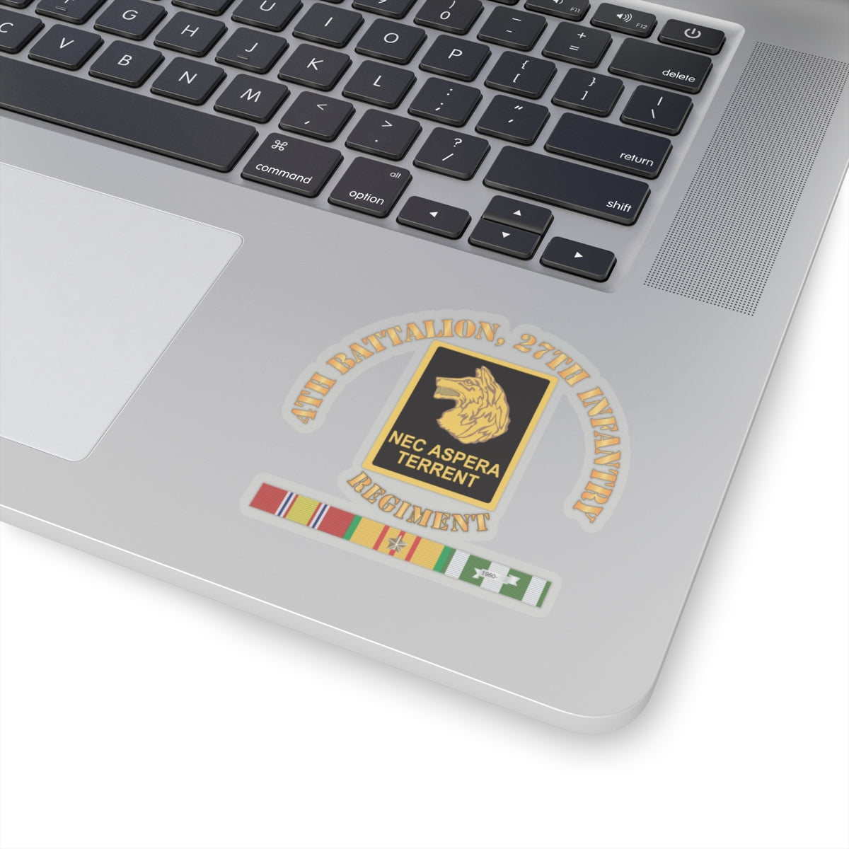 Kiss-Cut Stickers - Army - 4th Battalion, 27th Infantry w VN SVC X 300