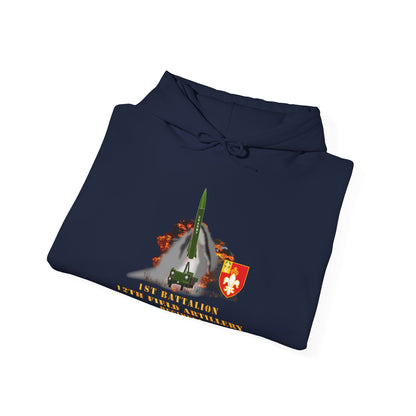 Unisex Heavy Blend™ Hooded Sweatshirt - Army -  1st Bn, 12th FAR, Ft Sill, OK, MGM 52 - Lance  - Short X 300