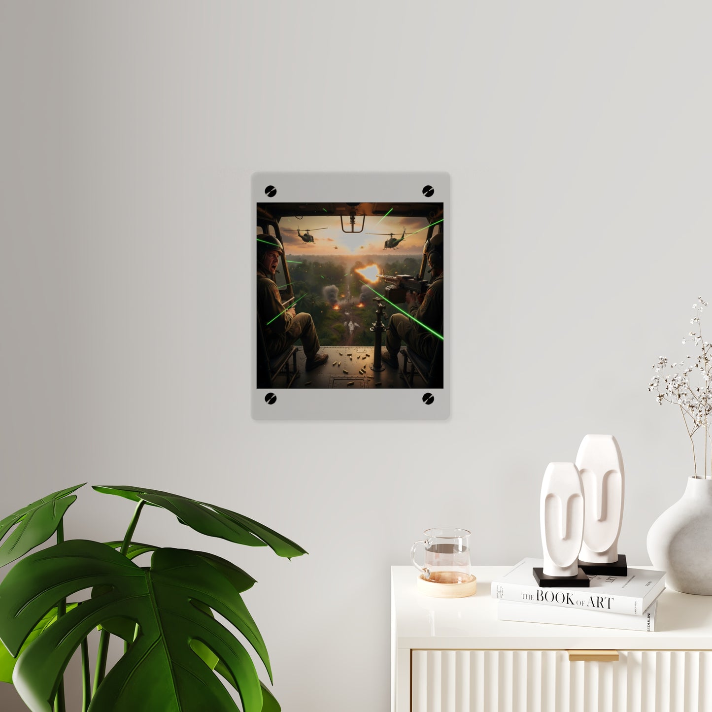 Acrylic Wall Art Panel - VIetnam Hot LZ from Side Door