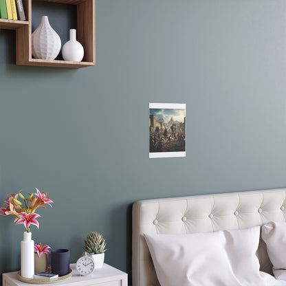 Indoor and Outdoor Silk Posters - Hannibal Battling the Roman Legions as he Enters Rome