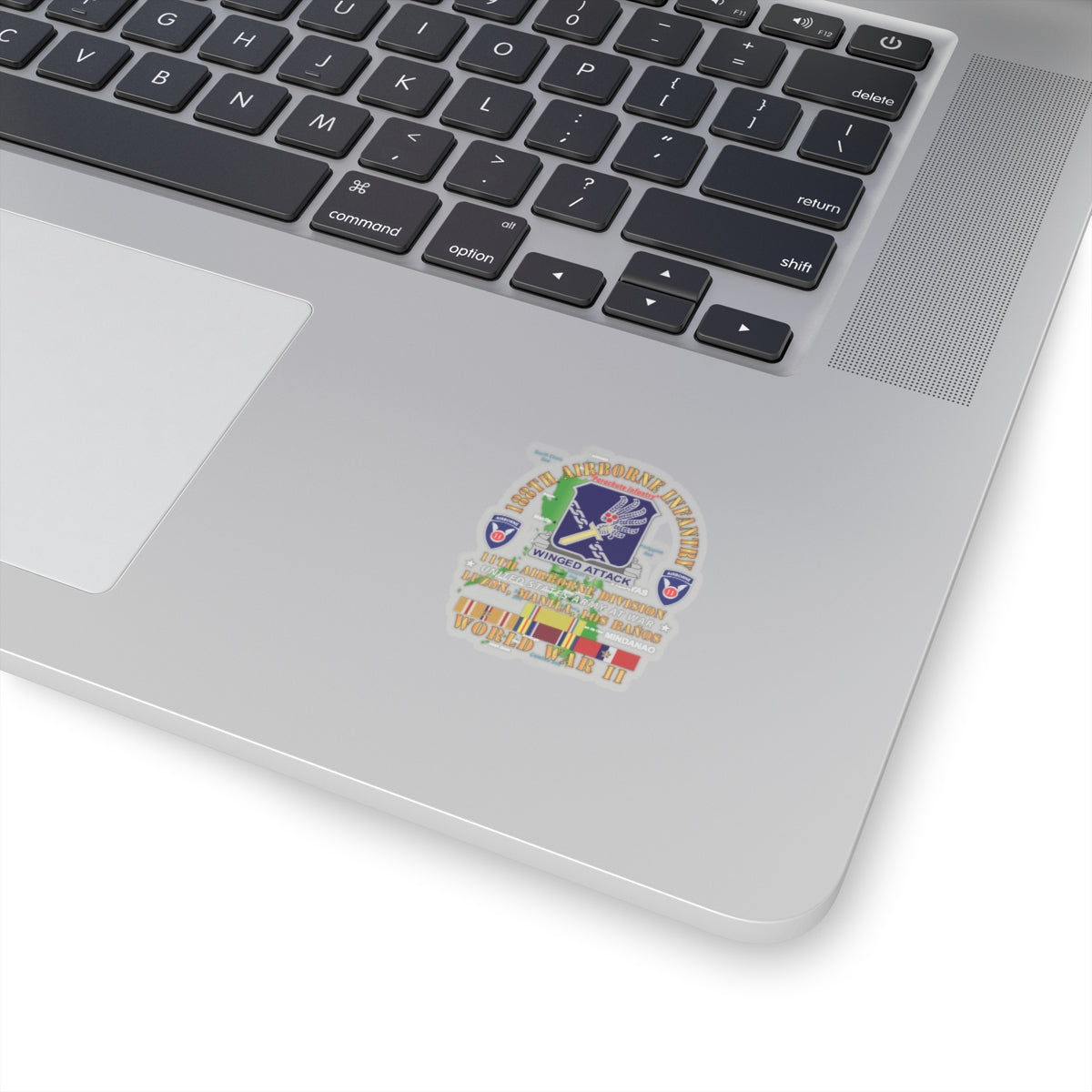 Kiss-Cut Stickers - Army - 188th Airborne Infantry - The Philippines - WWII w PAC SVC X 300