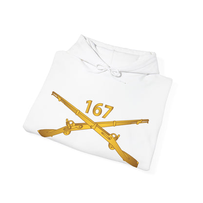 Unisex Heavy Blend™ Hooded Sweatshirt - Army - 167th Infantry Regiment - Inf Branch wo Txt X 300