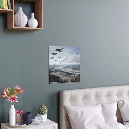 Indoor and Outdoor Silk Posters - Operation Tomahawk - 187th Regimental Combat Team