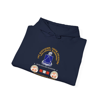 Unisex Heavy Blend™ Hooded Sweatshirt - Army - 1st Battalion, 180th Infantry Regiment -  MFO Egypt 2003 X 300