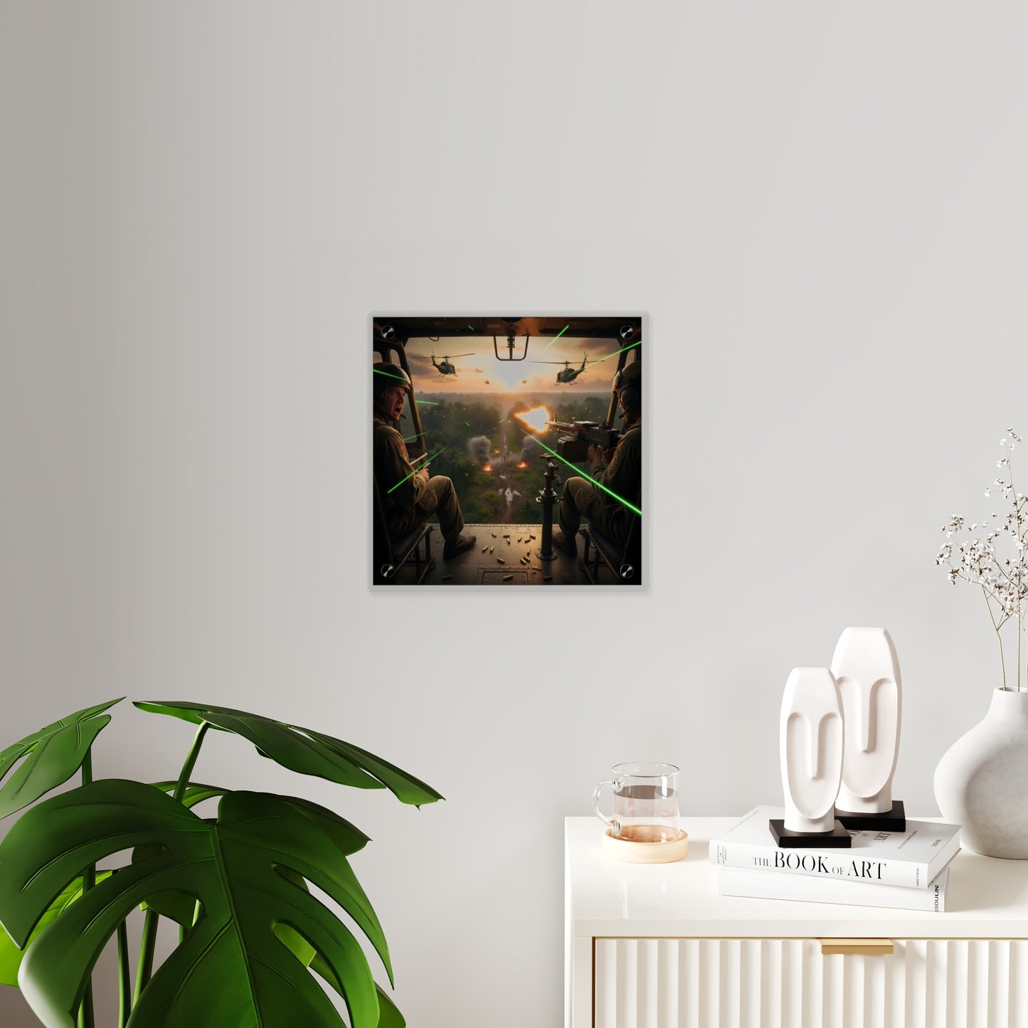 Acrylic Wall Art Panel - VIetnam Hot LZ from Side Door