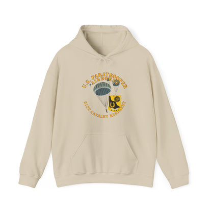 Unisex Heavy Blend™ Hooded Sweatshirt - Army - US Paratrooper - 91st Cavalry Regiment X 300
