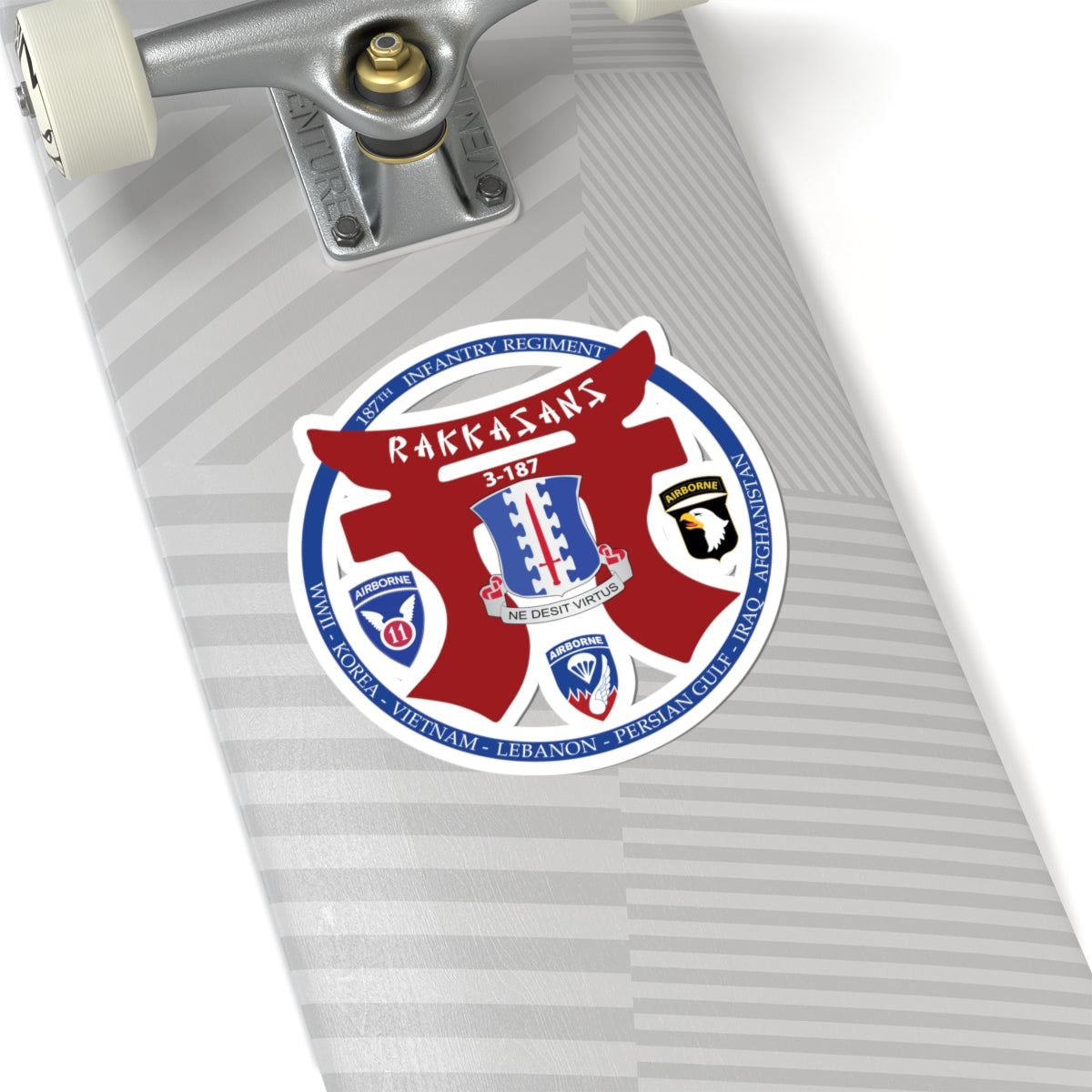 Kiss-Cut Stickers - 187th INF Regiment - Rakkasans - Special