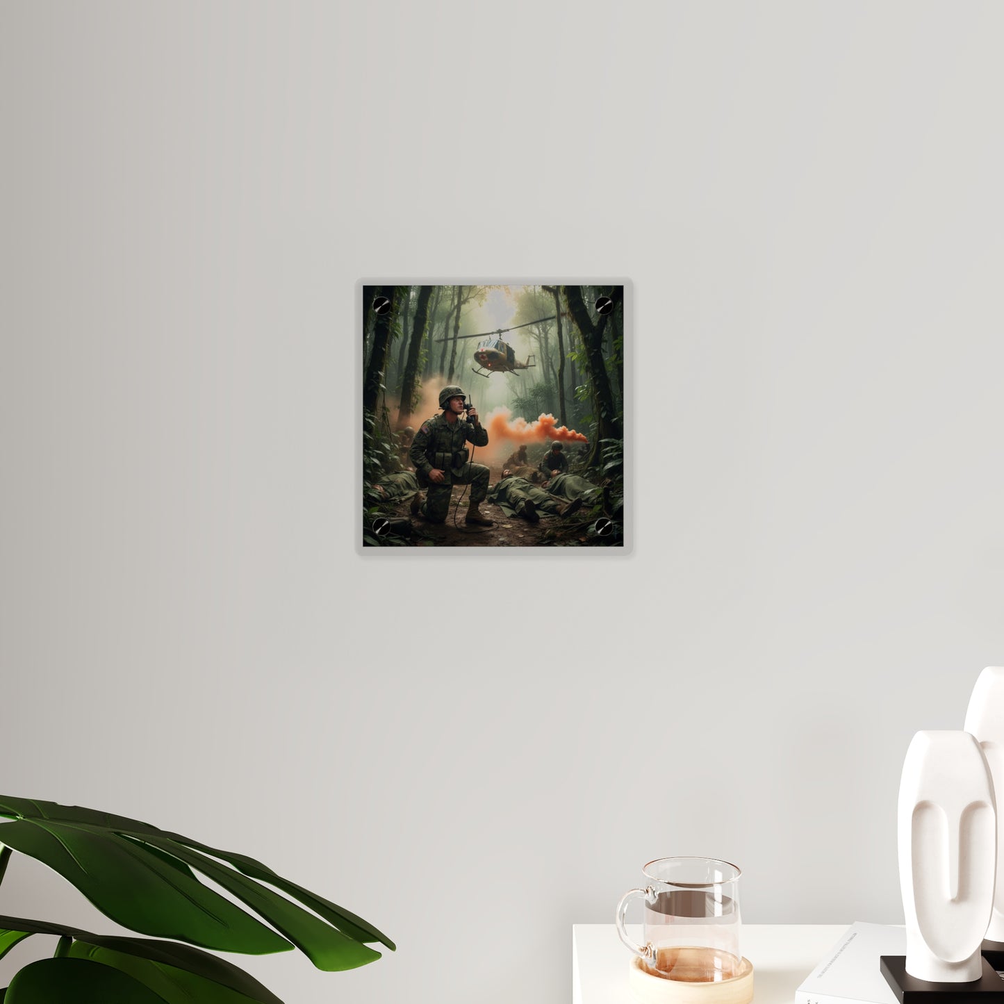 Acrylic Wall Art Panel - Medevac Request - Vietnam