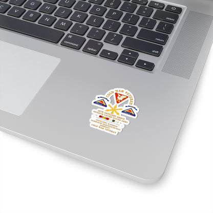 Kiss-Cut Stickers - Army - Cold War Vet - 46th Artillery Group - Germany - 7th US Army - Missle Branch w COLD SVC