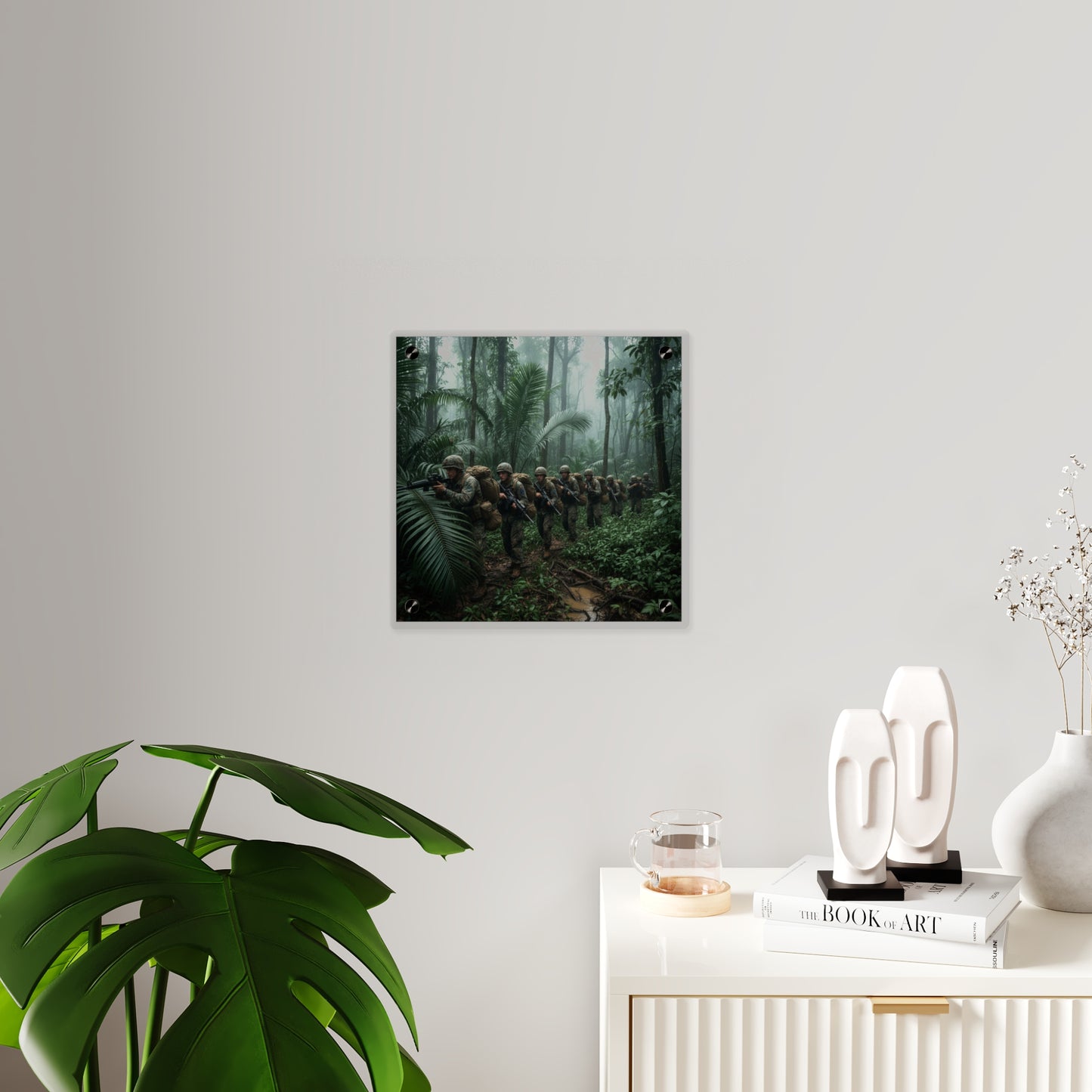 Acrylic Wall Art Panel - Jungle Patrol - Vietnam