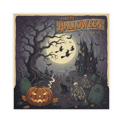 Indoor and Outdoor Silk Posters - Halloween