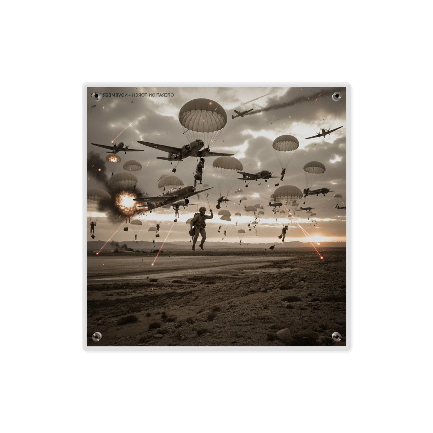 Acrylic Wall Art Panel - Operation Torch Nov 1942