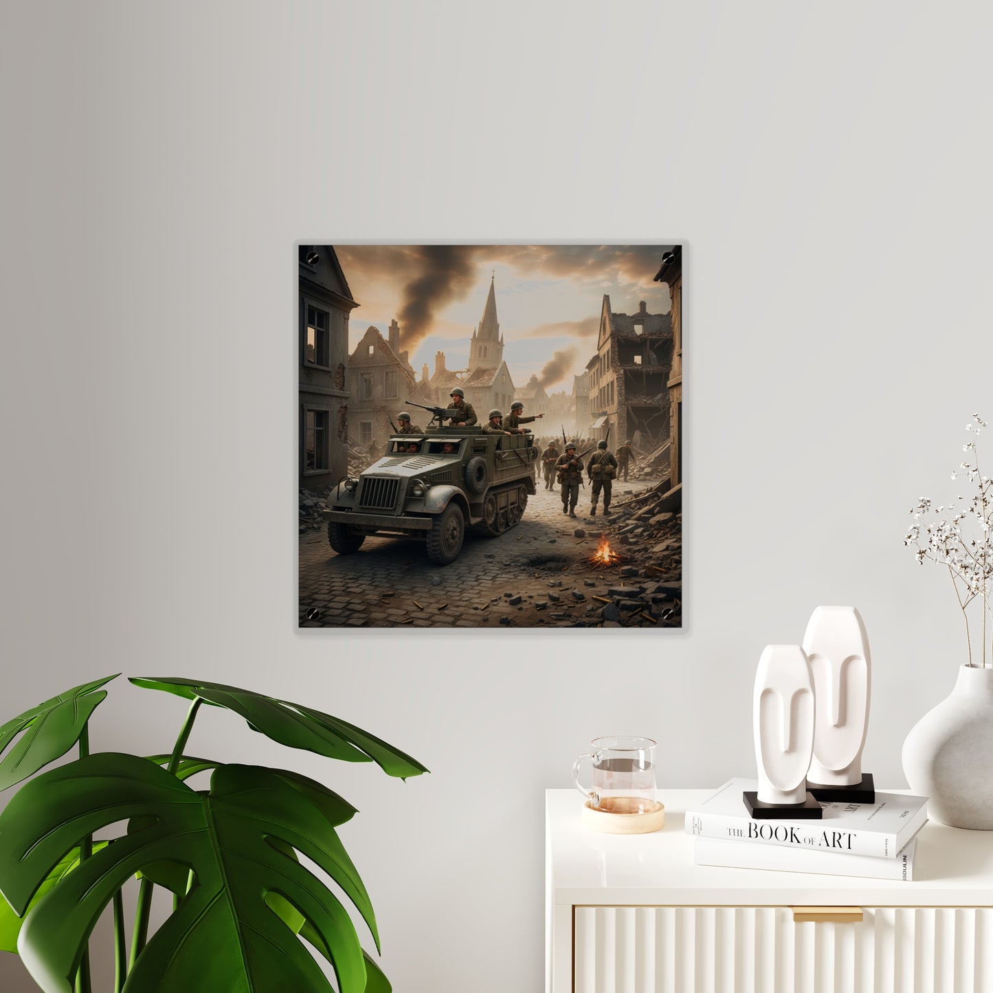 Acrylic Wall Art Panel - M3A1 Half-track