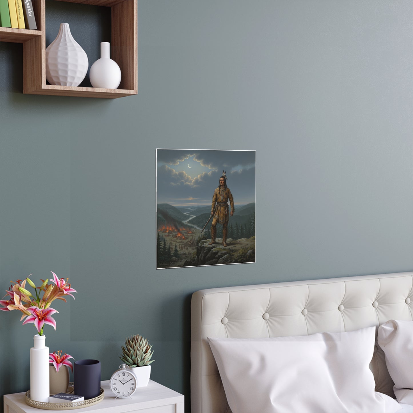 Indoor and Outdoor Silk Posters - The Last Mohican