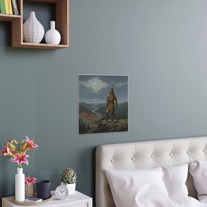Indoor and Outdoor Silk Posters - The Last Mohican