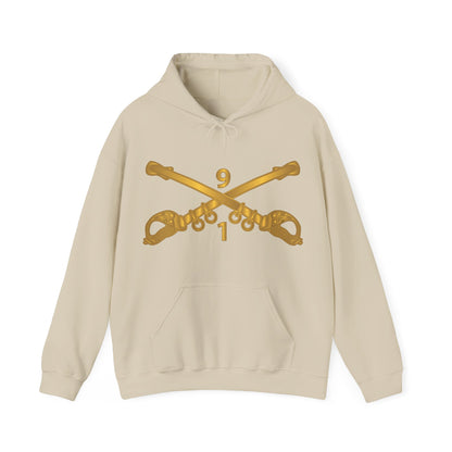 Unisex Heavy Blend™ Hooded Sweatshirt - Army - 1st Squadron, 9th Cavalry Branch wo Txt X 300