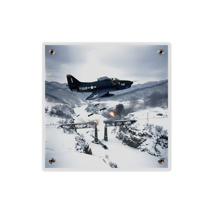 Acrylic Wall Art Panel - Attack at Majon-ni and Samdong-ni during Korean War
