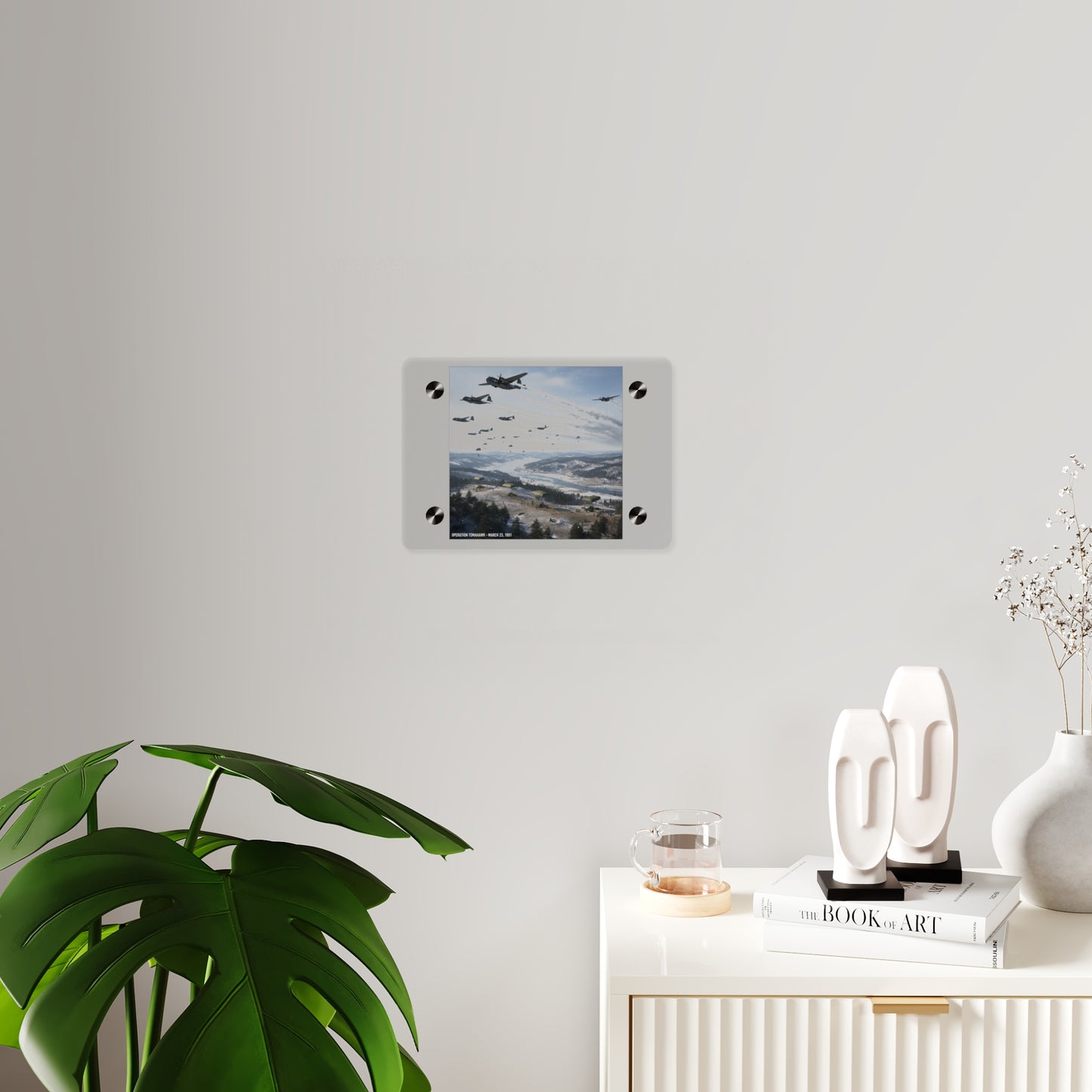 Acrylic Wall Art Panel - Operation Tomahawk - 187th Regimental Combat Team