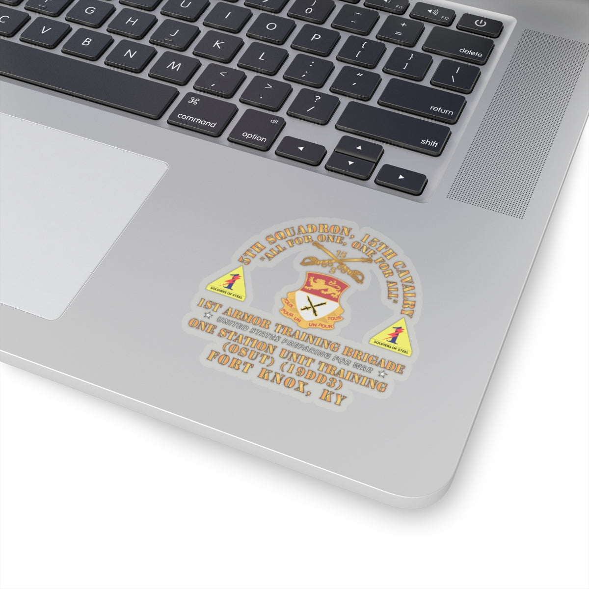 Kiss-Cut Stickers - Army -  5th Squadron, 15th Cavalry (OSUT)(19DD3) - 1st Ar Tng Bde Ft Knox, KY