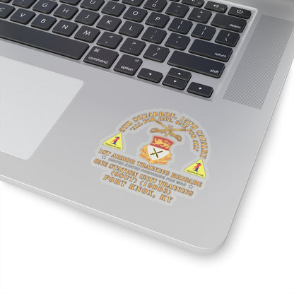 Kiss-Cut Stickers - Army -  5th Squadron, 15th Cavalry (OSUT)(19DD3) - 1st Ar Tng Bde Ft Knox, KY
