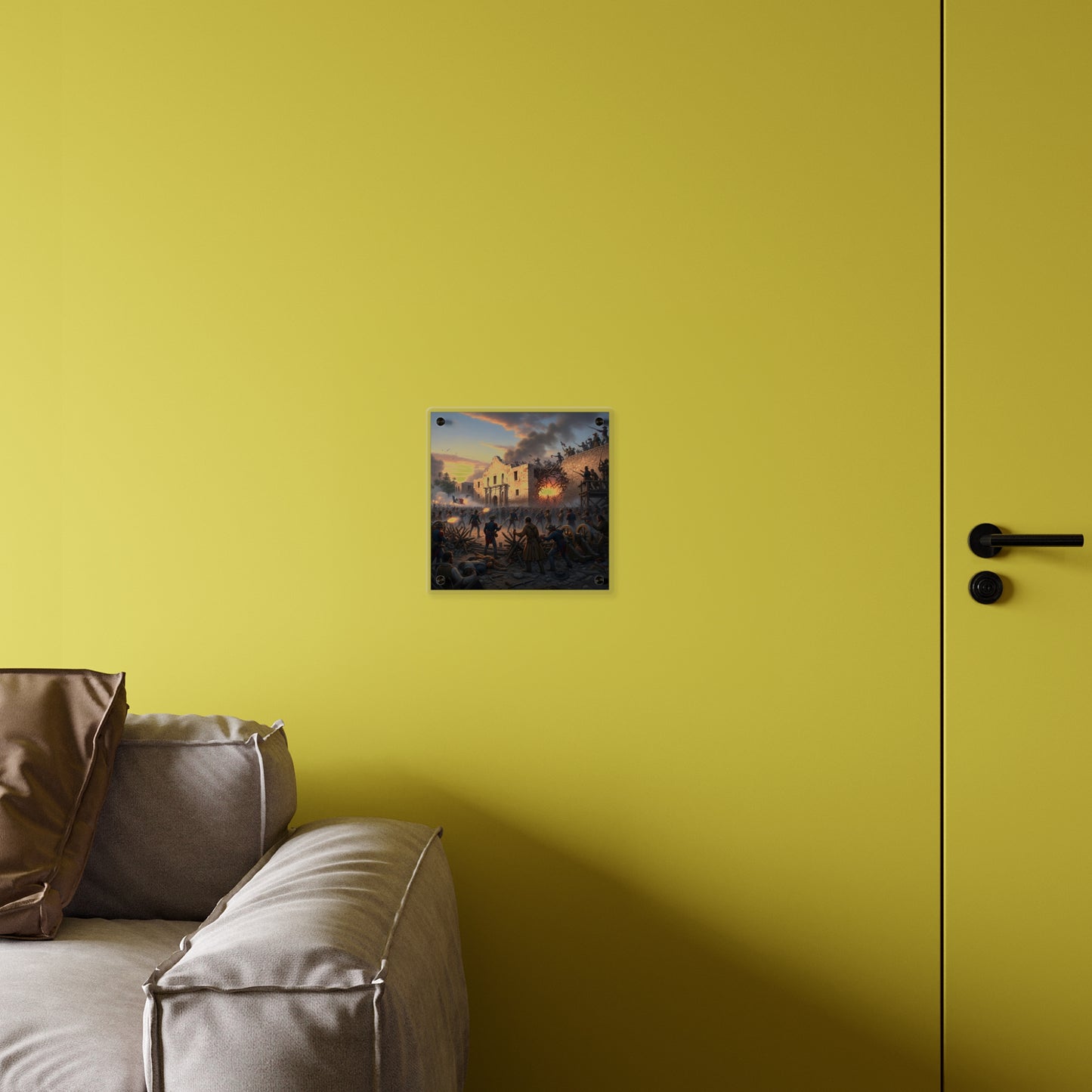 Acrylic Wall Art Panel - Battle of the Alamo