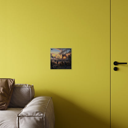 Acrylic Wall Art Panel - Battle of the Alamo