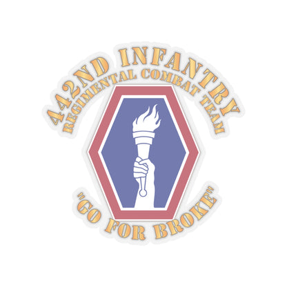 Kiss-Cut Stickers - Army - 442nd Infantry Regimental Combat Team