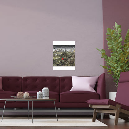 Indoor and Outdoor Silk Posters - RedBall Express w RB