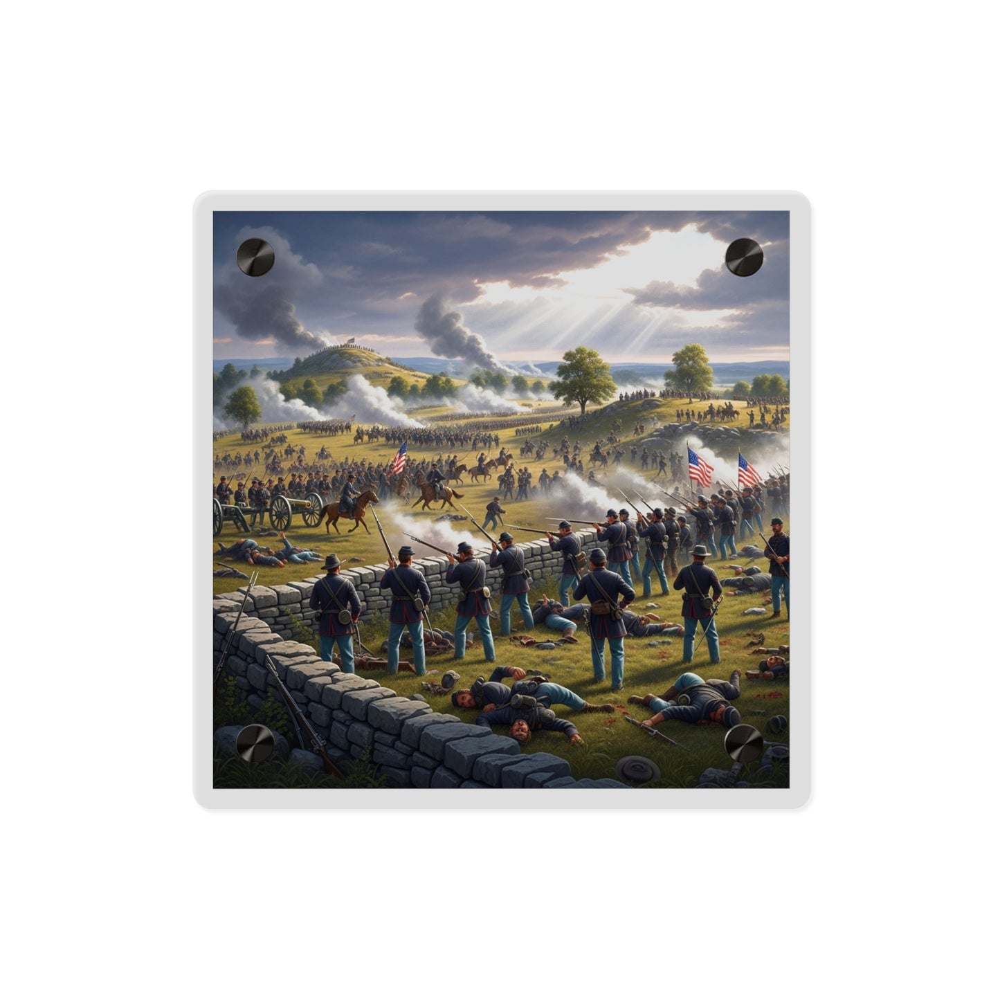 Acrylic Wall Art Panel - Battle of Gettysburg
