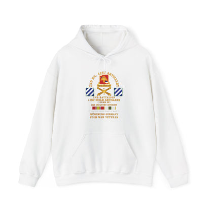 Unisex Heavy Blend™ Hooded Sweatshirt - Army - 2nd Bn 41st Artillery - 3rd Inf Div - W걊zburg Germany  w COLD SVC