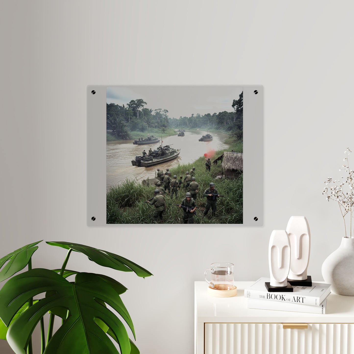 Acrylic Wall Art Panel - MRF - 9th Infantry in the Mekong - Vietnam