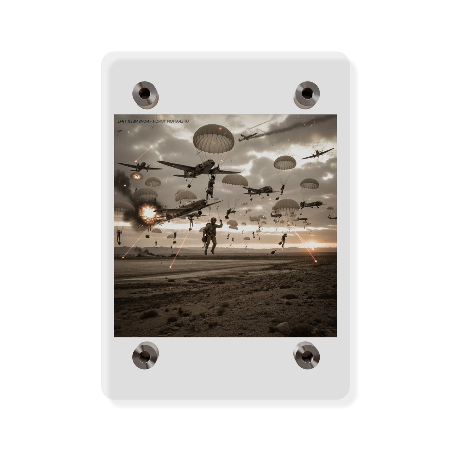 Acrylic Wall Art Panel - Operation Torch Nov 1942