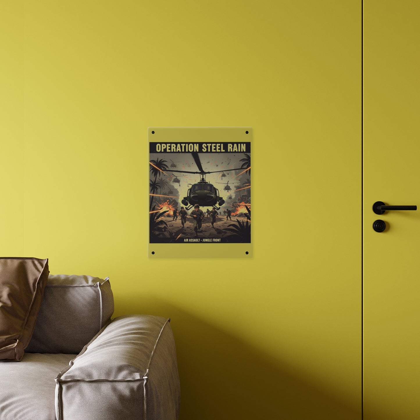 Acrylic Wall Art Panel - Air Assault - Vietnam - Operation Steel Rain