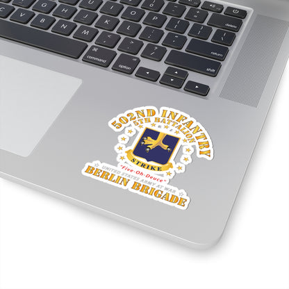 Kiss-Cut Stickers - Army - 5th Battalion 502nd Infantry - Berlin Brigade X 300