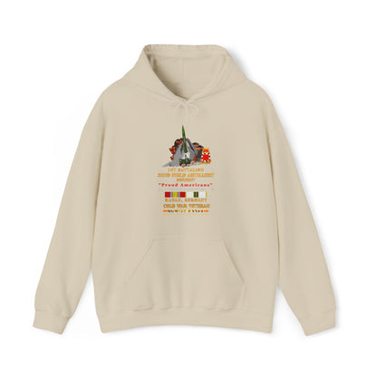 Unisex Heavy Blend™ Hooded Sweatshirt - Army -  1st Bn, 32nd FAR, Hanau, Germany, MGM 52 - Lance - COLD X 300