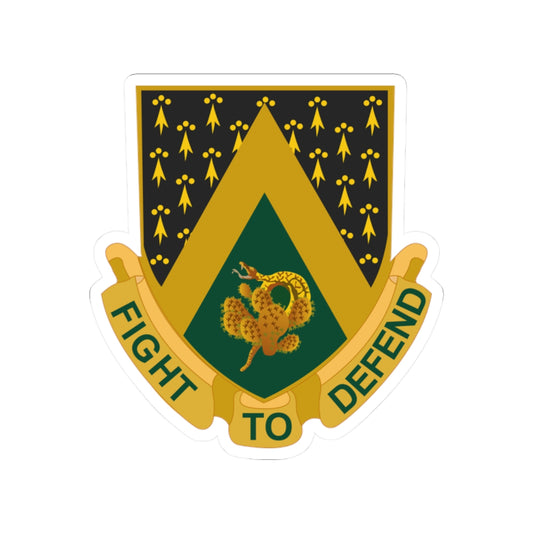 Kiss-Cut Stickers - Army  - 240th Cavalry Regiment DUI wo Txt X 300