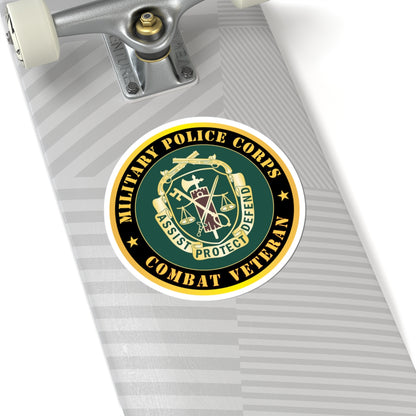Kiss-Cut Stickers - Army - Military Police Corps Regimental Crest - Combat Veteran