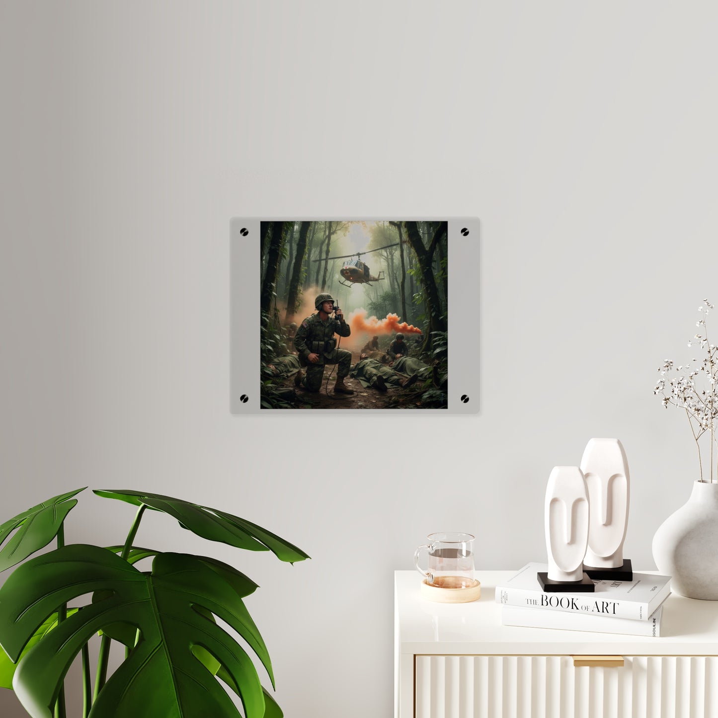 Acrylic Wall Art Panel - Medevac Request - Vietnam