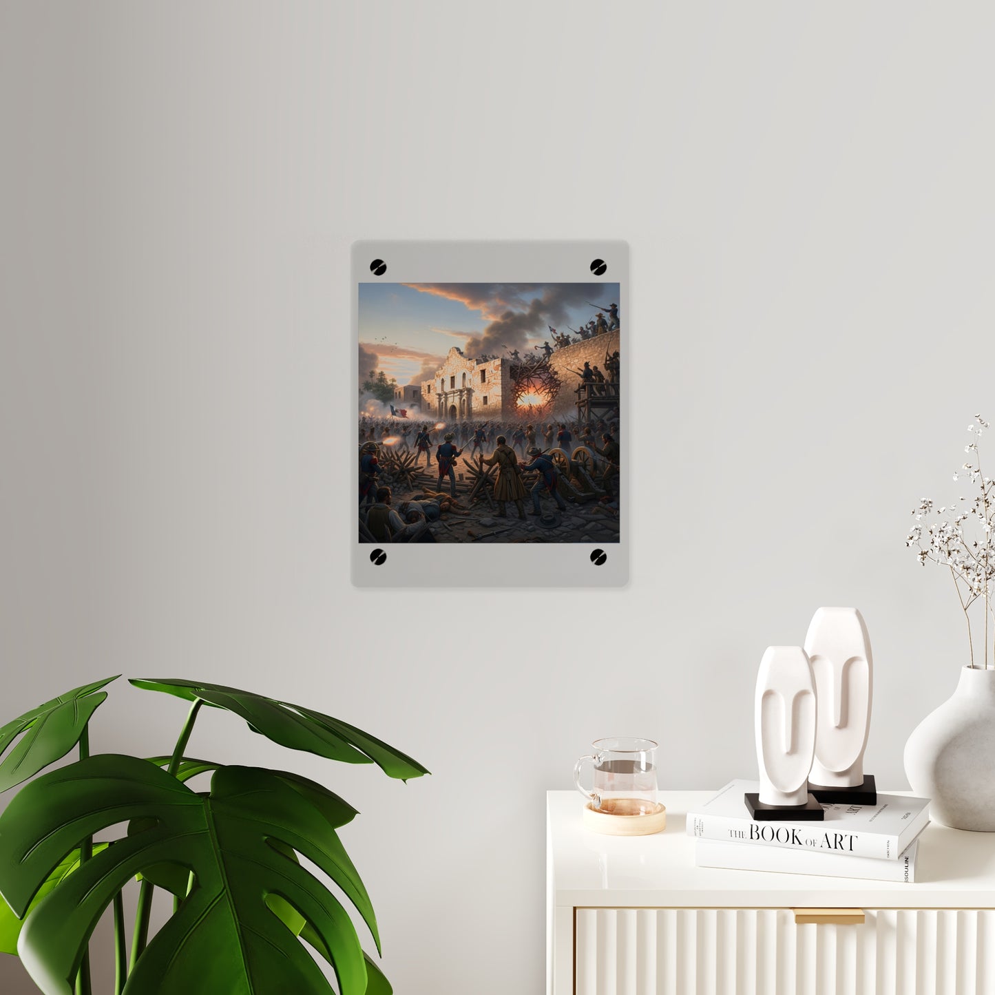 Acrylic Wall Art Panel - Battle of the Alamo