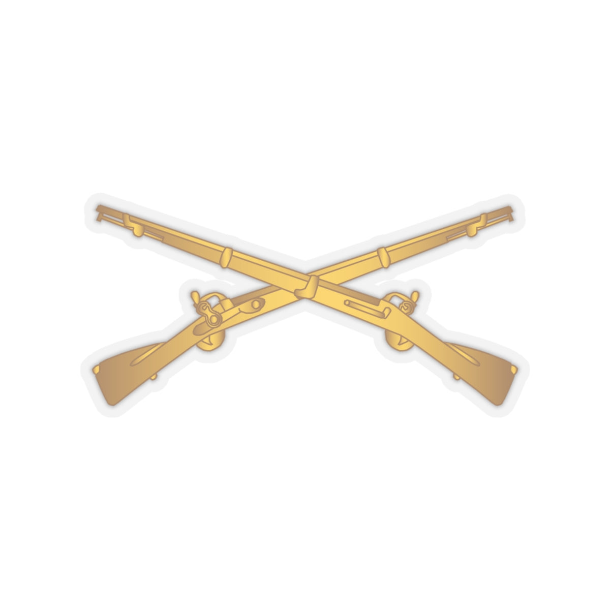 Kiss-Cut Stickers - Army - Infantry Branch wo Txt