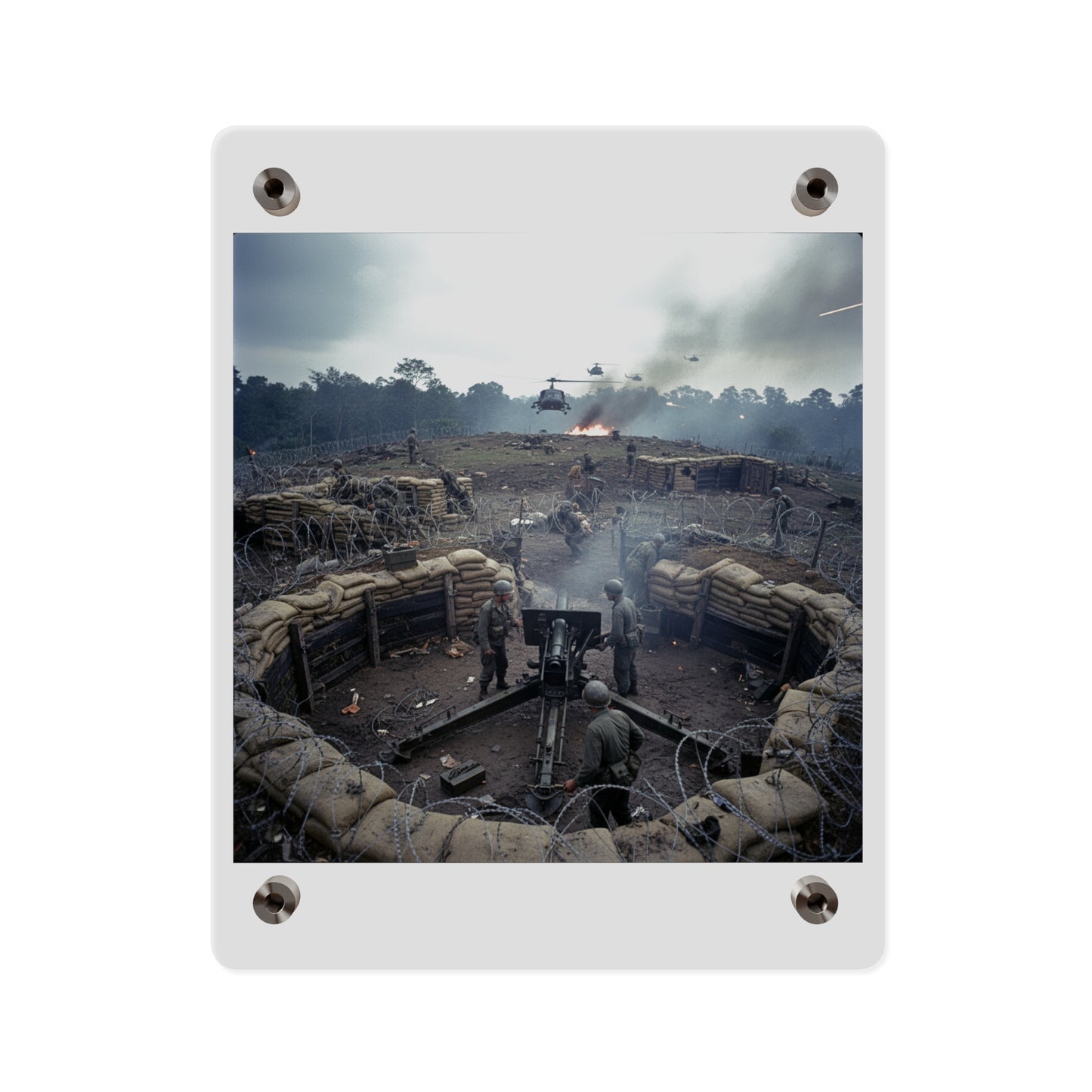 Acrylic Wall Art Panel - FSB Ripcord Siege - 1970