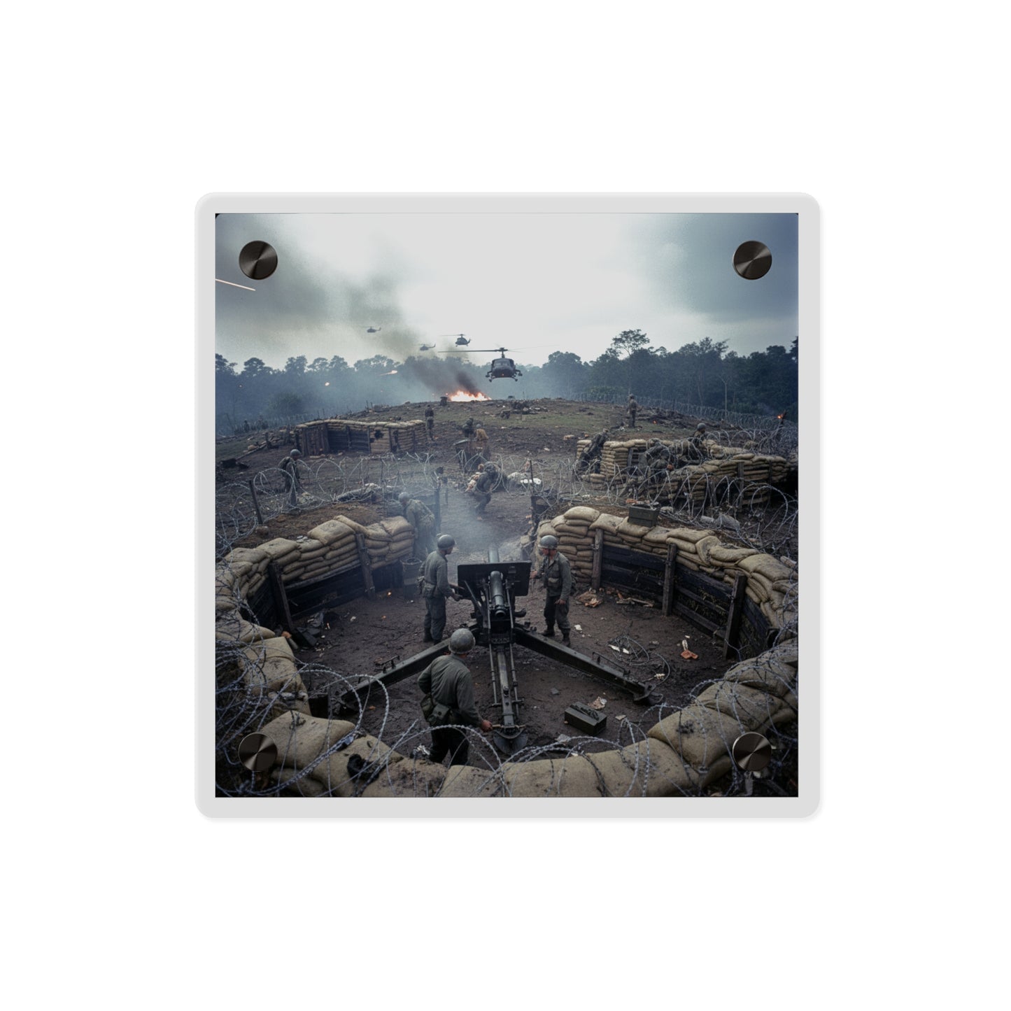 Acrylic Wall Art Panel - FSB Ripcord Siege - 1970