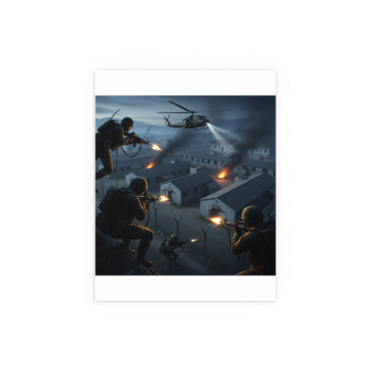 Indoor and Outdoor Silk Posters - Son Tay Rescue during the Vietnam War