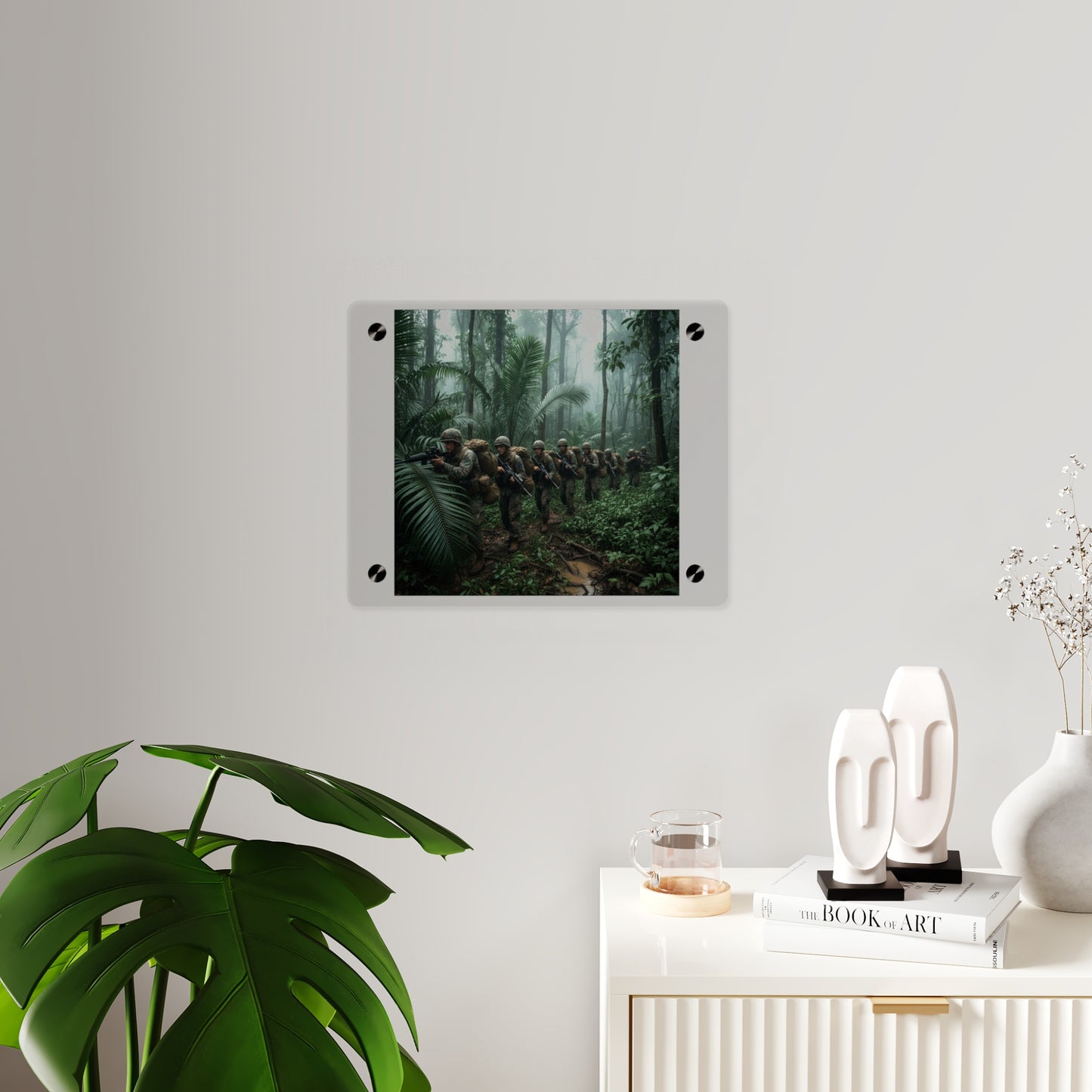 Acrylic Wall Art Panel - Jungle Patrol - Vietnam