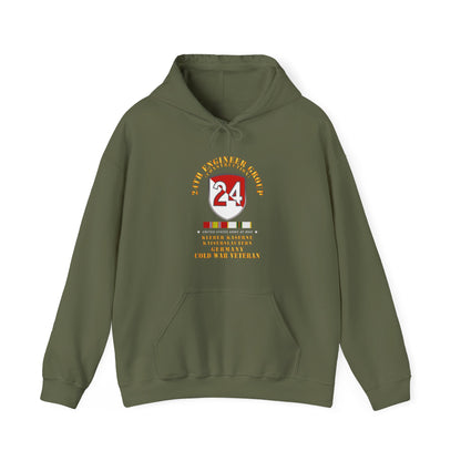 Unisex Heavy Blend™ Hooded Sweatshirt - 24th Engineer Group (Construction) - Kaiserslautern, Germany 1954 - 1972- w COLD WAR SVC X 300